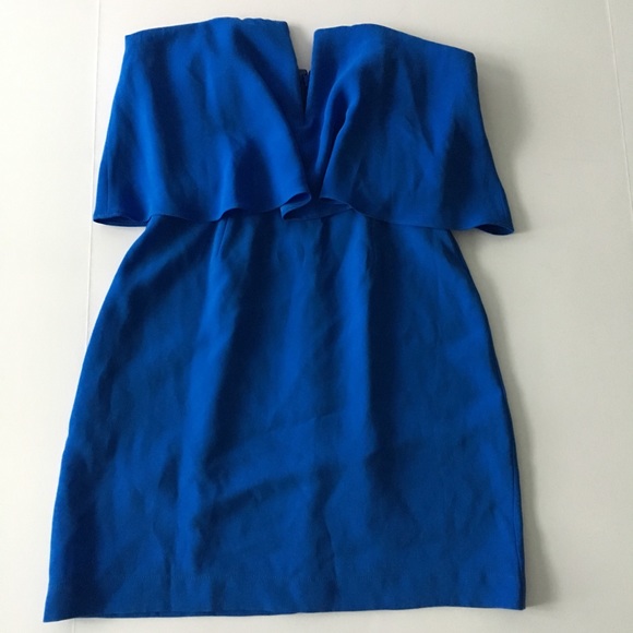 BCBGMaxAzria Kate Strapless Overlay Dress - Picture 2 of 7